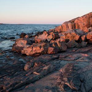 Preview wallpaper coast, rocks, stones, ocean, water, nature