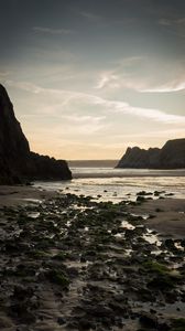 Preview wallpaper coast, rocks, water, landscape