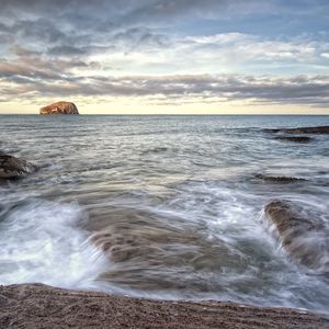 Preview wallpaper coast, scotland, landscape, north berwick, nature