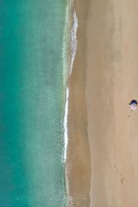 Preview wallpaper coast, sea, aerial view, beach, sand