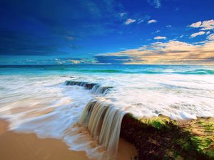 Preview wallpaper coast, sea, day, wave, water, eminence