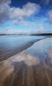 Preview wallpaper coast, sea, landscape, sky
