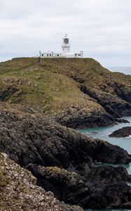 Preview wallpaper coast, sea, lighthouse, nature