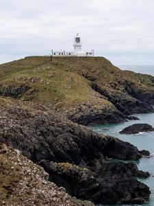 Preview wallpaper coast, sea, lighthouse, nature