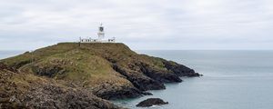 Preview wallpaper coast, sea, lighthouse, nature