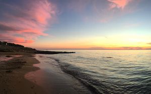 Preview wallpaper coast, sea, nature, horizon, sky
