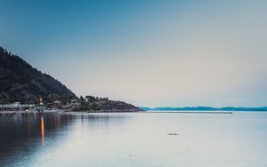 Preview wallpaper coast, sea, pebbles, sky