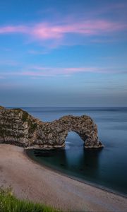 Preview wallpaper coast, sea, rock, arch, landscape