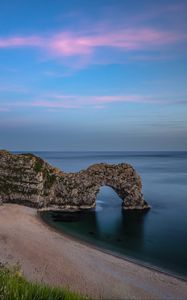 Preview wallpaper coast, sea, rock, arch, landscape