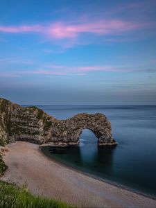 Preview wallpaper coast, sea, rock, arch, landscape