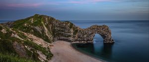 Preview wallpaper coast, sea, rock, arch, landscape