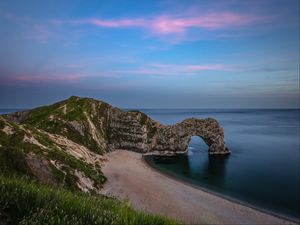 Preview wallpaper coast, sea, rock, arch, landscape