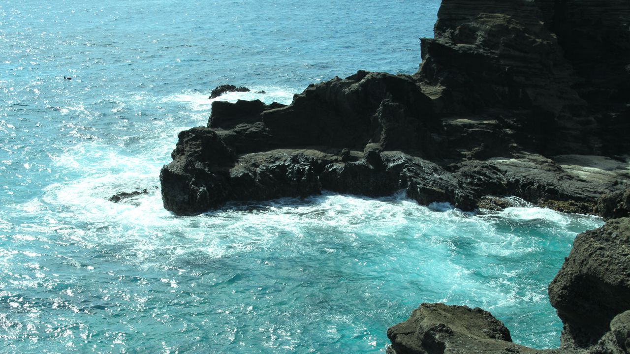 Wallpaper coast, sea, rocks, nature