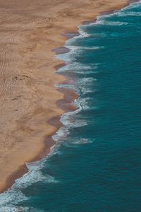 Preview wallpaper coast, sea, sand, foam, beach