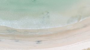 Preview wallpaper coast, sea, surf, aerial view, beach