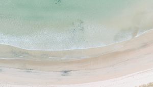 Preview wallpaper coast, sea, surf, aerial view, beach