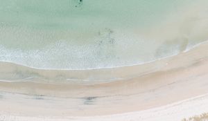 Preview wallpaper coast, sea, surf, aerial view, beach