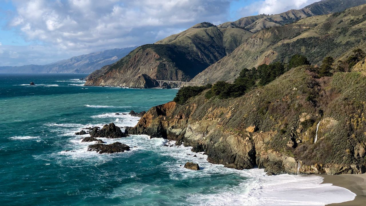 Wallpaper coast, sea, water, landscape