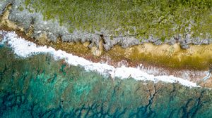 Preview wallpaper coast, sea, waves, nature, landscape