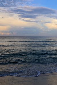 Preview wallpaper coast, sea, waves, clouds, nature