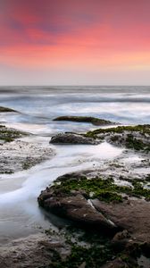 Preview wallpaper coast, sea, waves, nature