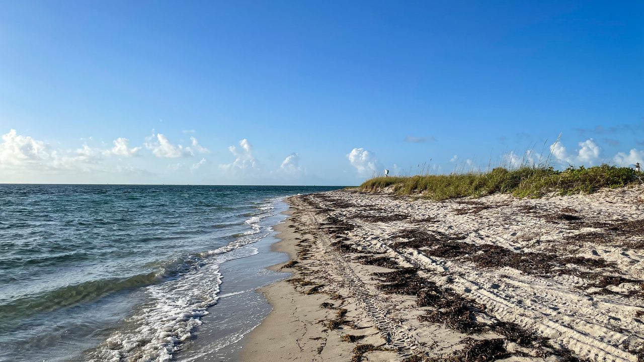 Wallpaper coast, sea, waves, landscape, clouds