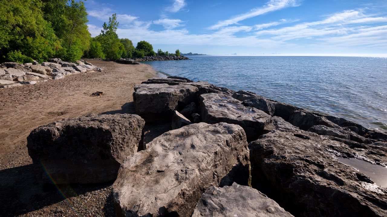 Wallpaper coast, stones, sea, nature, landscape