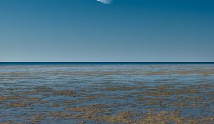 Preview wallpaper coast, water, horizon, planet, illusion