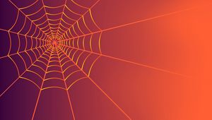 Preview wallpaper cobweb, art, lines, plexus