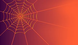 Preview wallpaper cobweb, art, lines, plexus