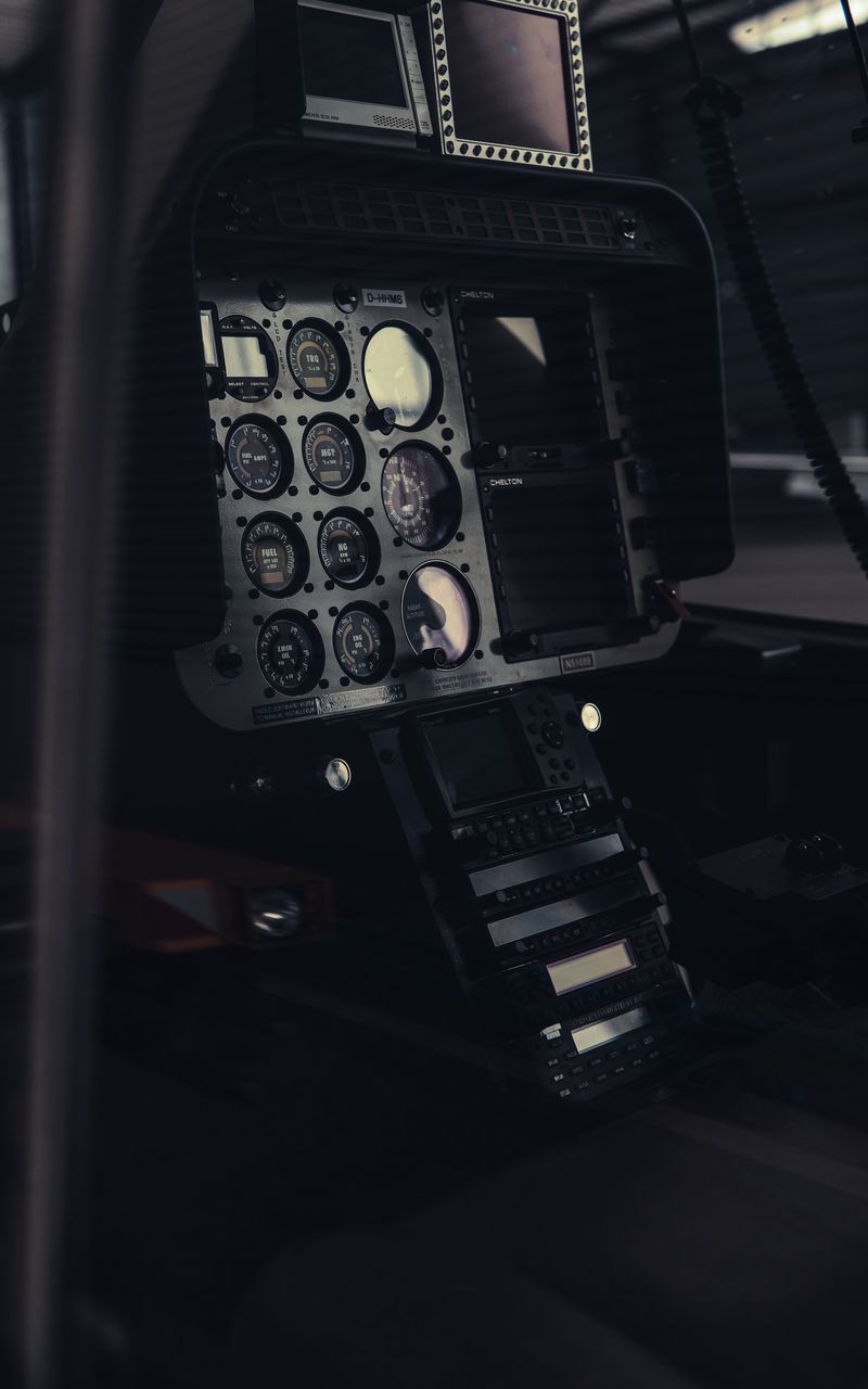 800x1280 Wallpaper cockpit, instrumentation, control, equipment