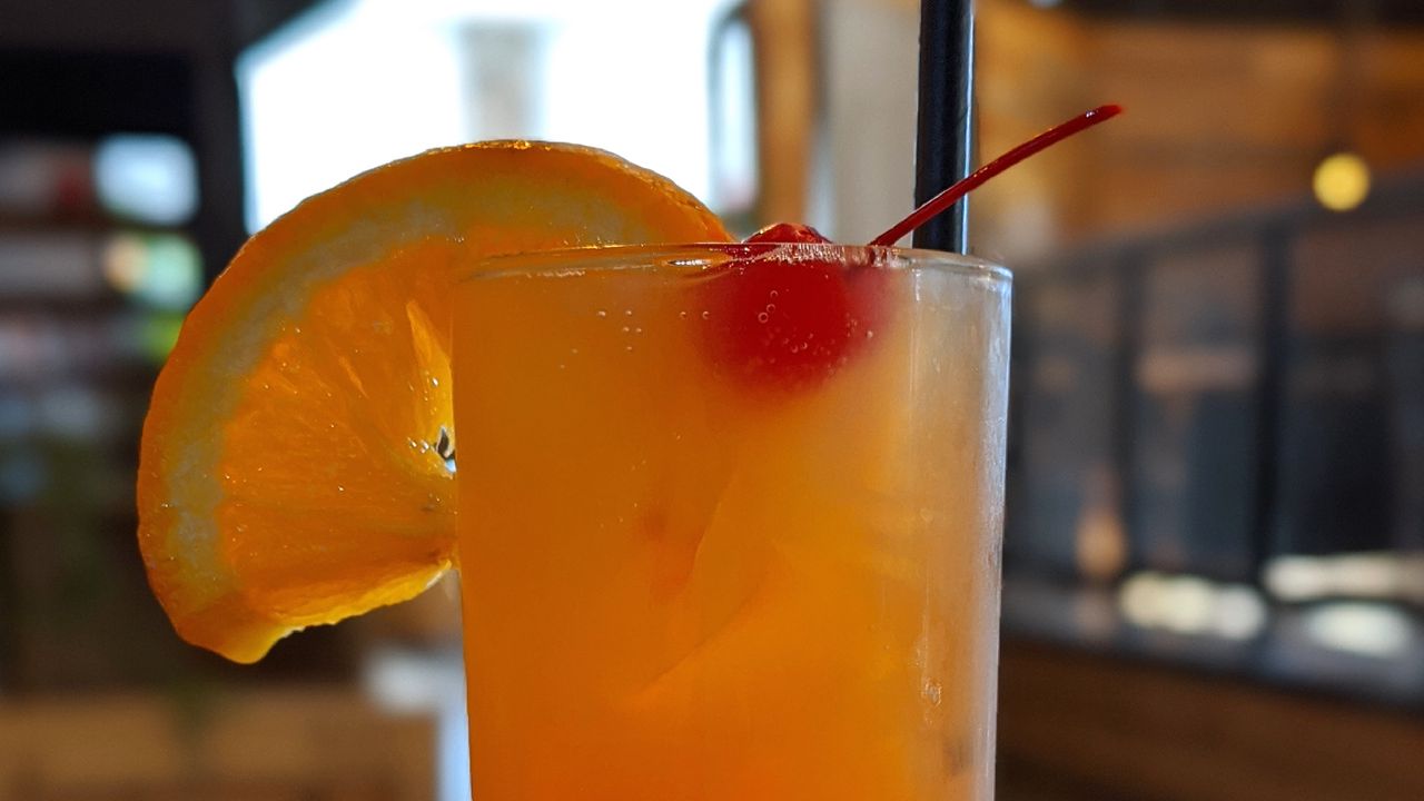 Wallpaper cocktail, drink, glass, orange