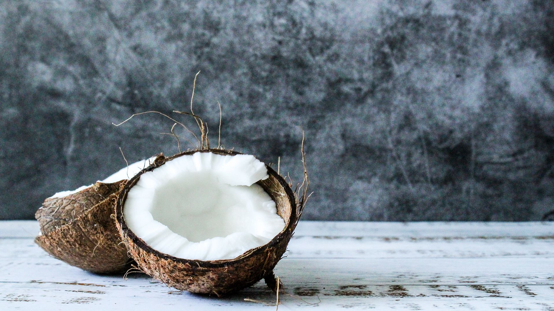 Download wallpaper 1920x1080 coconut, fruit, texture full hd, hdtv, fhd