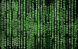 Preview wallpaper code, numerals, matrix, system, technologies