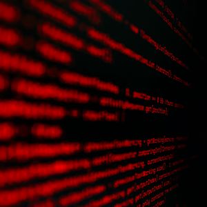 Preview wallpaper code, programming, text, red, black