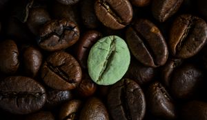 Preview wallpaper coffee beans, beans, brown, macro