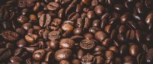 Preview wallpaper coffee beans, beans, brown, macro, coffee