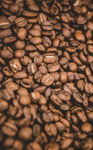 Preview wallpaper coffee beans, beans, brown, coffee, macro