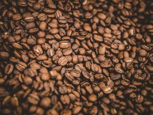 Preview wallpaper coffee beans, beans, brown, coffee, macro