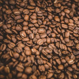 Preview wallpaper coffee beans, beans, brown, coffee, macro