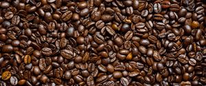 Preview wallpaper coffee beans, beans, coffee, brown