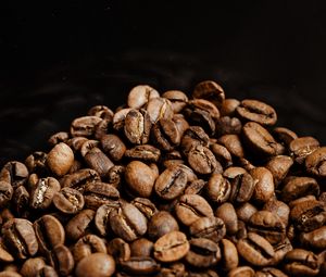 Preview wallpaper coffee beans, beans, coffee, brown, macro