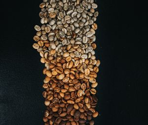 Preview wallpaper coffee beans, beans, coffee, gradient, brown