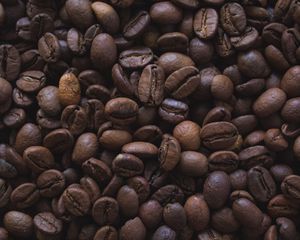 Preview wallpaper coffee beans, beans, coffee, macro, brown