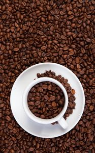 Preview wallpaper coffee beans, beans, coffee, mug