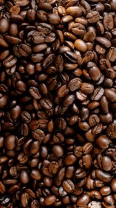 Preview wallpaper coffee beans, beans, coffee, texture, brown