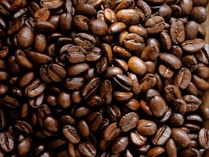 Preview wallpaper coffee beans, beans, coffee, texture, brown