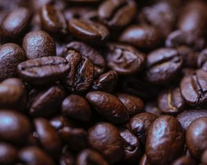 Preview wallpaper coffee beans, beans, coffee, macro