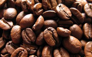 Preview wallpaper coffee beans, beans, roasting, coffee, brown