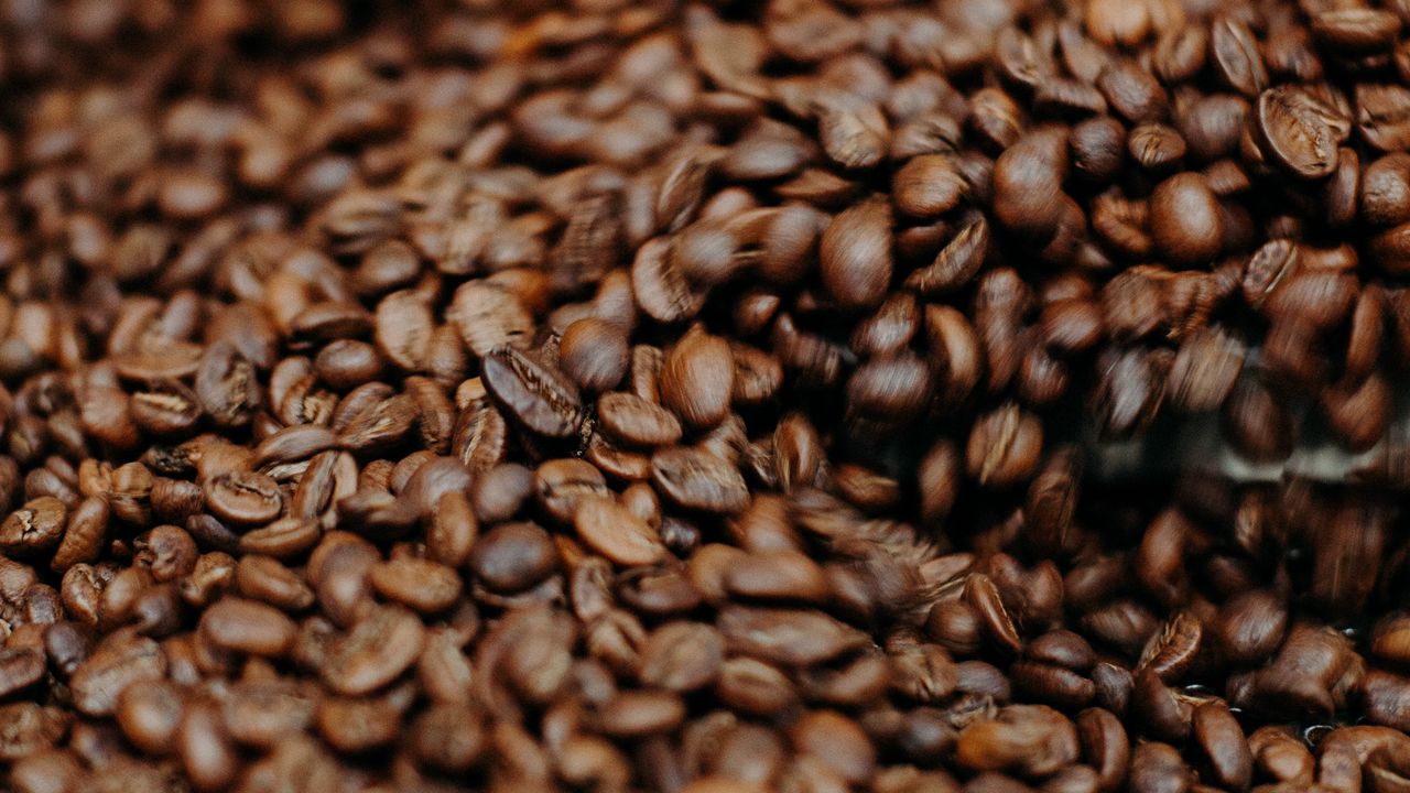 Wallpaper coffee, beans, caffeine, blur